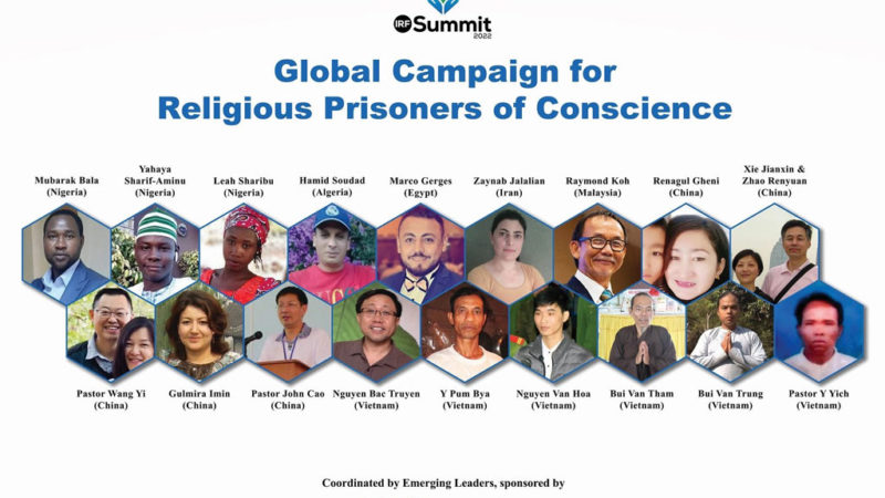 Online Protest Toolkit for Religious Prisoners of Conscience