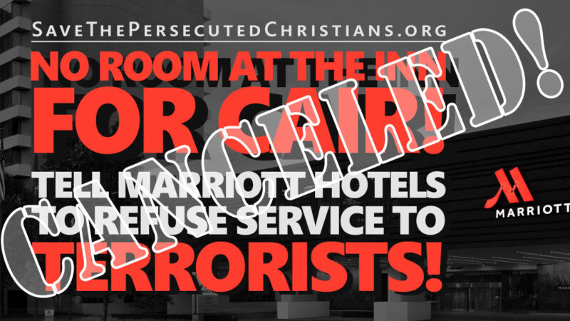 Take action: No Room at the Inn for CAIR!
