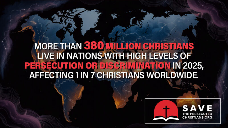 380 million Christians persecuted