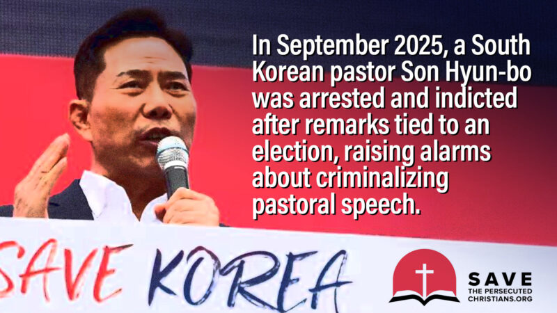 Pastor arrested in South Korea