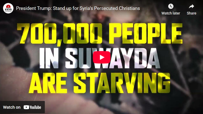 President Trump: Stand up for Syria’s Persecuted Christians